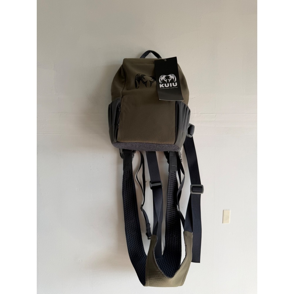 KUIU PRO G3 Bino Harness ASH NWT Ultralight Hunting binocular chest pack.